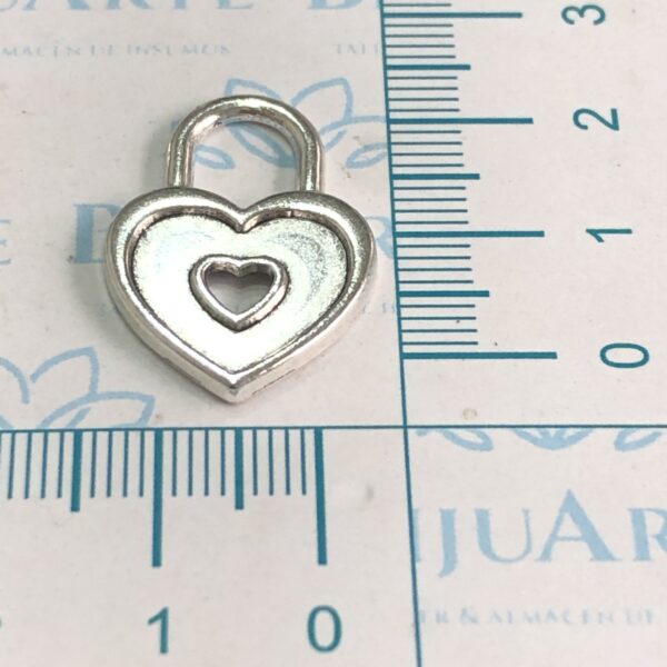 Dije Corazon Candado 16938 - Imagen 2