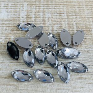 Gemas Semilla  Cristal  5 x 10 mm 17671