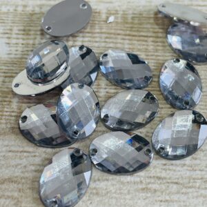 Gemas Oval Cristal 10 x 14 mm 17678