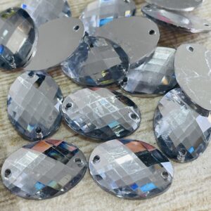 Gemas Oval Cristal 13 x 18 mm 17679