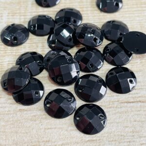 Gemas Redonda 8 mm negro 17299