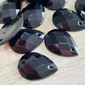 Gemas Gota Negra 12 x 18 mm 17665