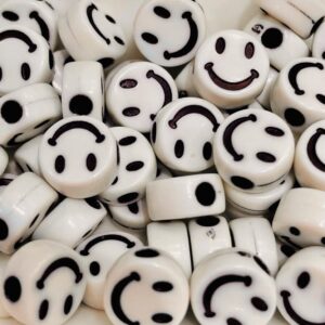 Carita feliz blanca con negro 16522