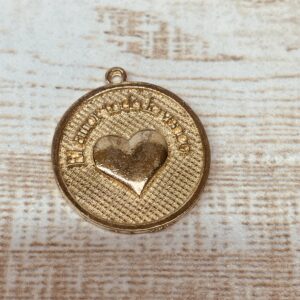 Dije dorado corazón 16951