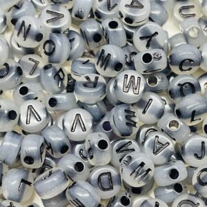 Letritas negras pastillas luminosas 16524