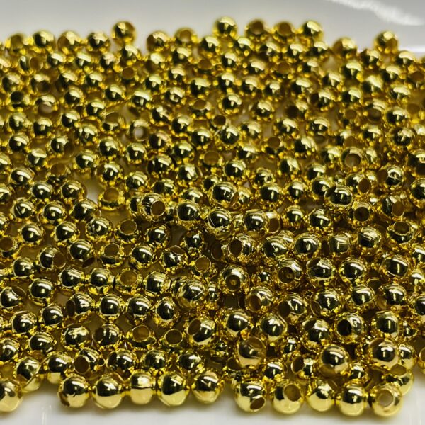 Bolitas de Fundición Dorada 3 mm 16560