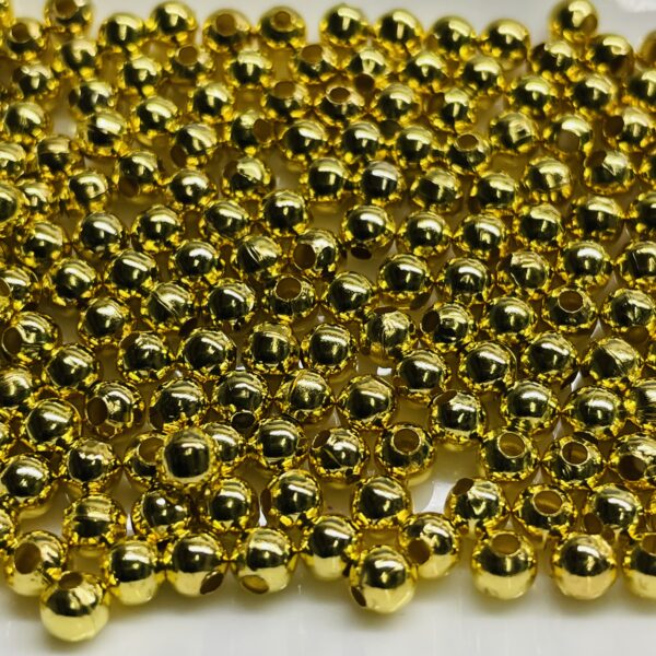 Bolitas de Fundición Dorada 6 mm