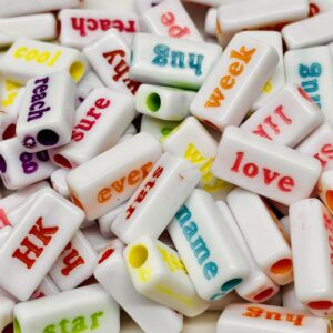 Palabras blancas -  multicolor 16524