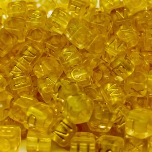 Letritas cuabo traslucida dorado 16524