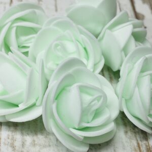 flor de goma eva verde agua17262