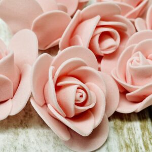flor de goma eva salmón claro17262