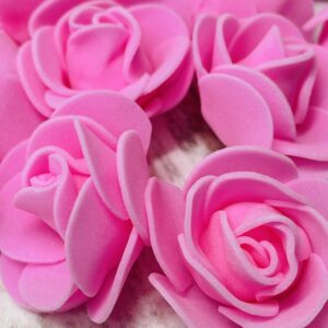 flor de goma eva rosa 17262