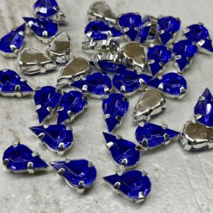 Gema lagrima 10 x 6mm violeta 17661