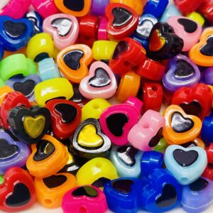 Corazón multicolor con centro 16528