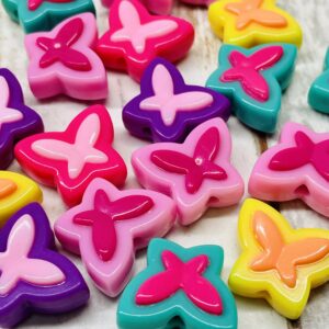 Mariposas colores surtidos pasantes 17284