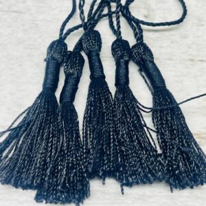 Borlas de Seda Negro 17349