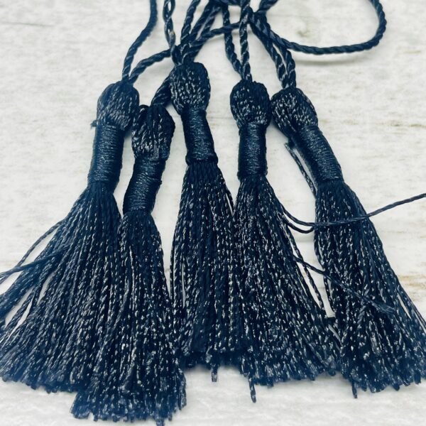 Borlas de Seda Negro 17349