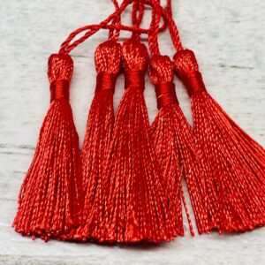Borlas de Seda rojo 17349