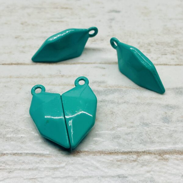 Dije Corazón imán 17372 aqua - Imagen 2