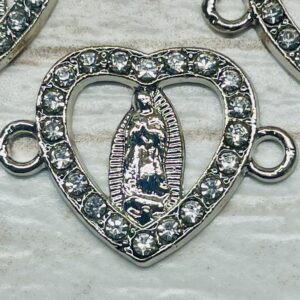 Conector con strass CORAZON VIRGEN 17411-5