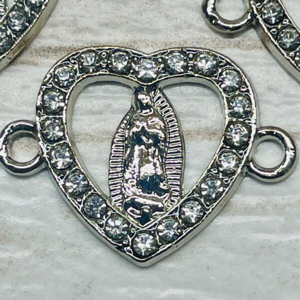 Conector con strass CORAZON VIRGEN 17411-5