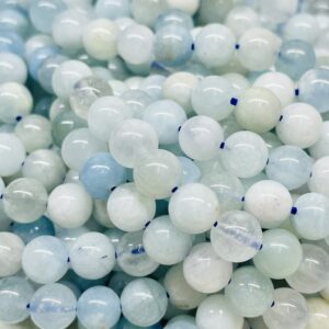 Piedra natural aquamarina 8 mm 17525