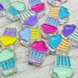 Cupcake maxi pasante de acrílico 17285-2