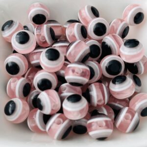 Ojo turco rosa - bolita Pasante 8 mm 17215-10
