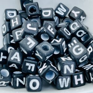 letritas blanca cubo negro - 16524