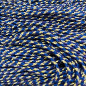 Cordón trenzado con lurex 1.5mm 17273-4