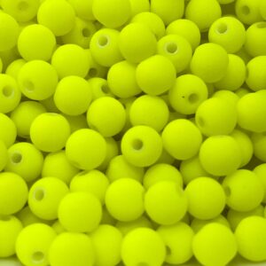 bolita engomada opaca amarillo  fluor  6 mm 16501-20