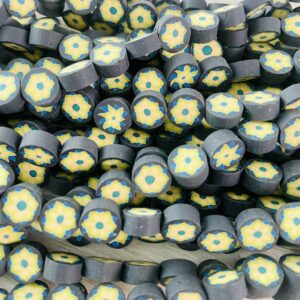 Pasante fimo  flor 16552