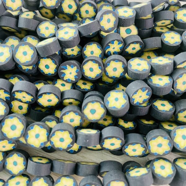Pasante fimo  flor 16552