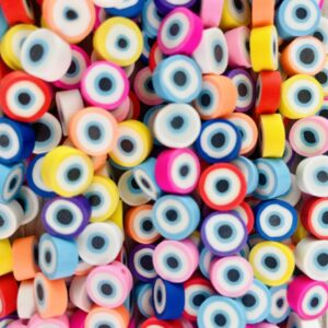 Pasante fimo ojo turco  16552