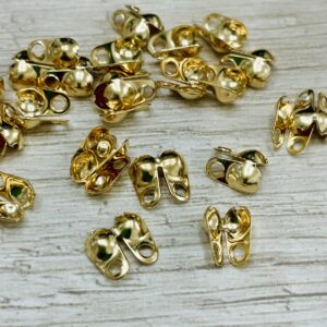 Tapanudos de 4  mm dorado 17209