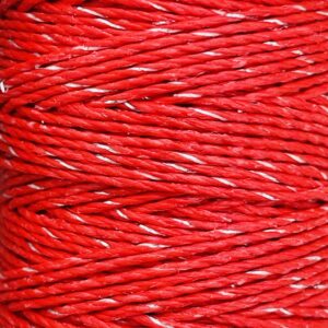 Hilo Encerado rojo con lurex dorado 16663-5