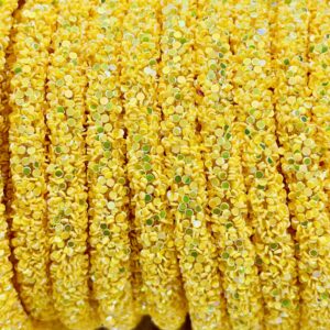 Cordón con glitter AMARILLO 17605