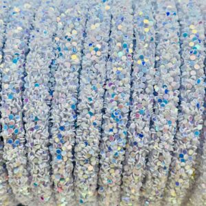 Cordón con glitter BCO/MULT 17605