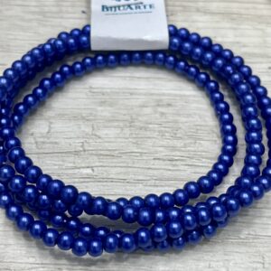 Perlas de Vidrio Perladas Azul F De 3MM - 16904