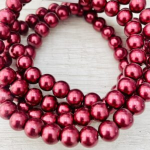 Perlas de Vidrio Perladas De 8MM 16906-8