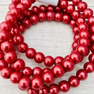 Perlas de Vidrio Perladas De 8MM 16906-8