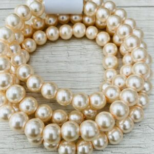 Perlas de Vidrio Perladas De 8MM 16906-8