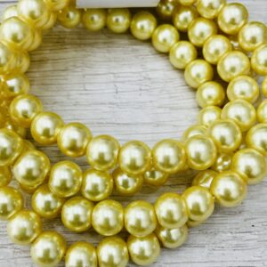 Perlas de Vidrio Perladas De 8MM 16906-8