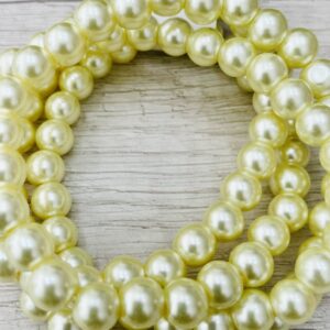 Perlas de Vidrio Perladas De 8MM 16906-8