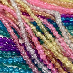 Perlas de vidrio estallado 4 mm 16904