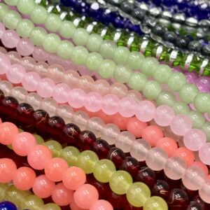 Perla de vidrio traslucidas 6 mm 16905