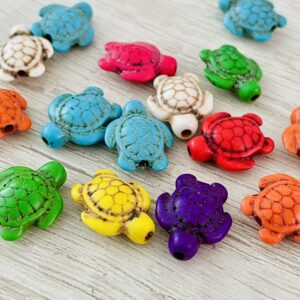 Tortuga pasante de piedras reconstituidas