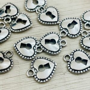 Dije corazón candado 16934-4