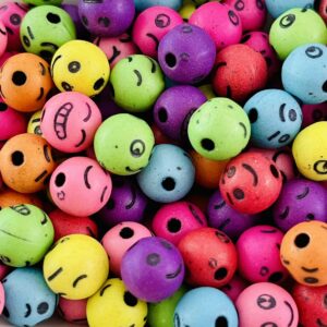 Cuentas bolitas emoticones 17906-10-D