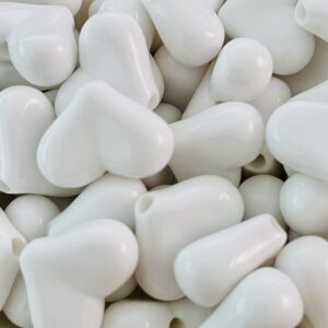 Cuentas corazón blanco 17951-10-J